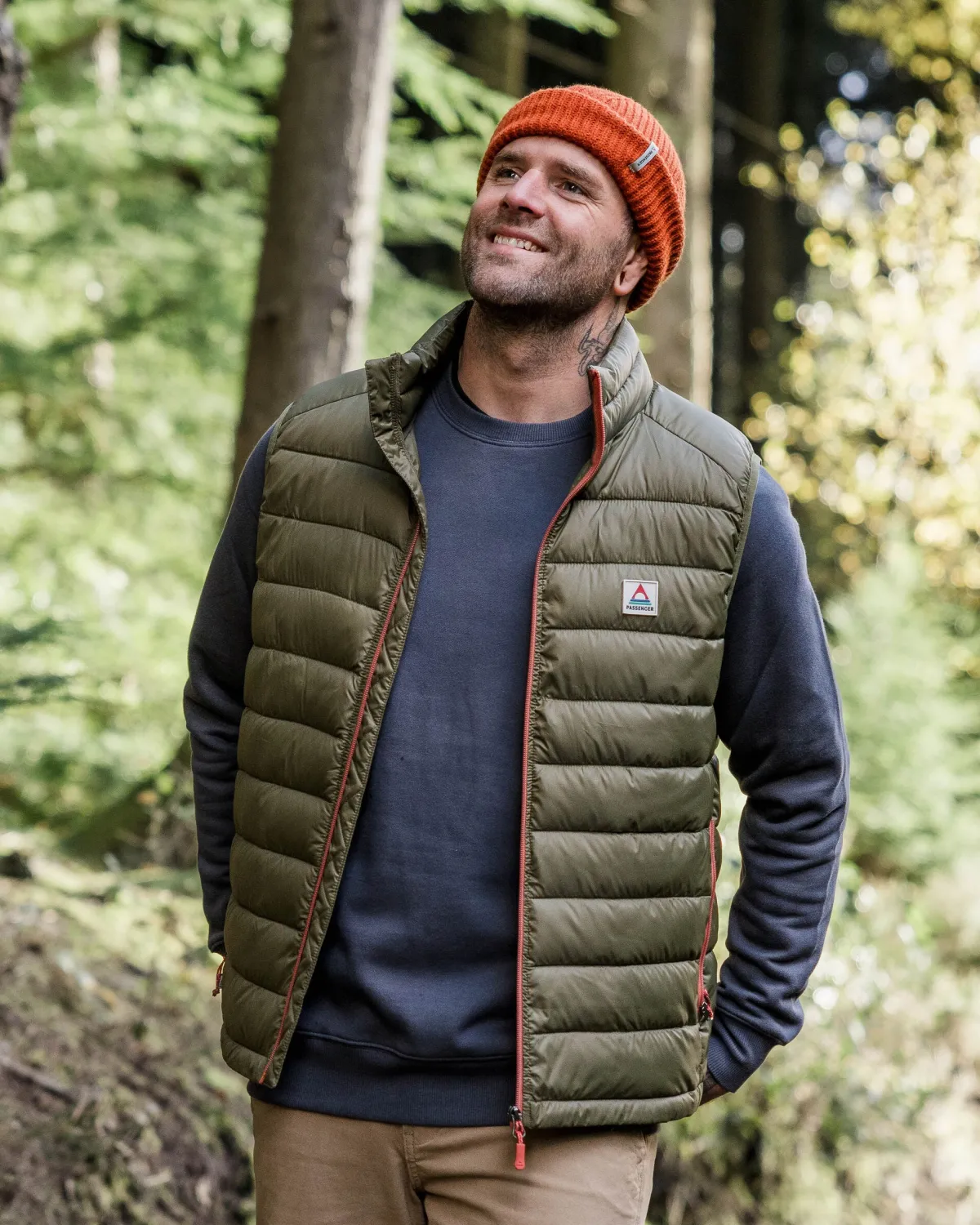 Passenger Roamer Insulated Vest - Khaki Green KhakiGreen Sale