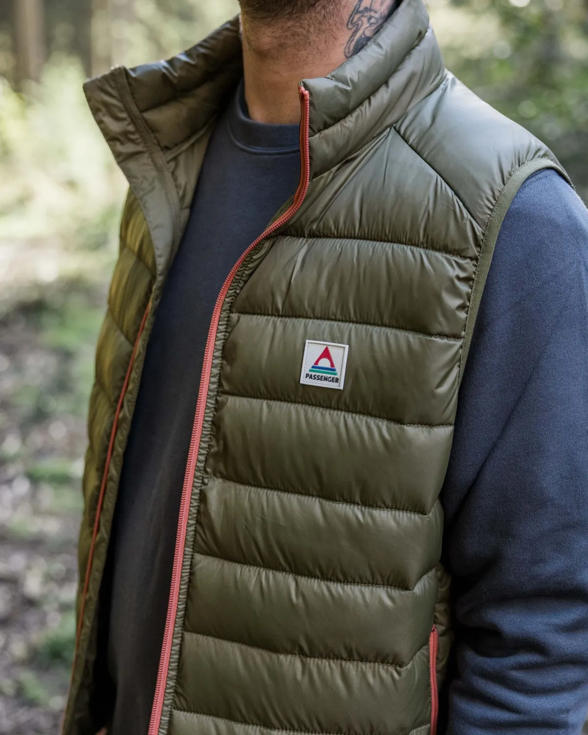 Passenger Roamer Insulated Vest - Khaki Green KhakiGreen Sale