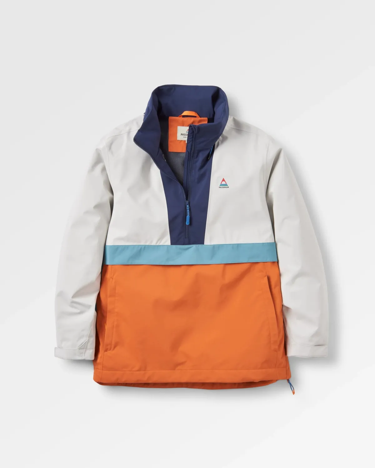 Passenger Skyline Recycled Water Resistant Pullover - Burnt Orange/Birch BurntOrange/Birch Cheap