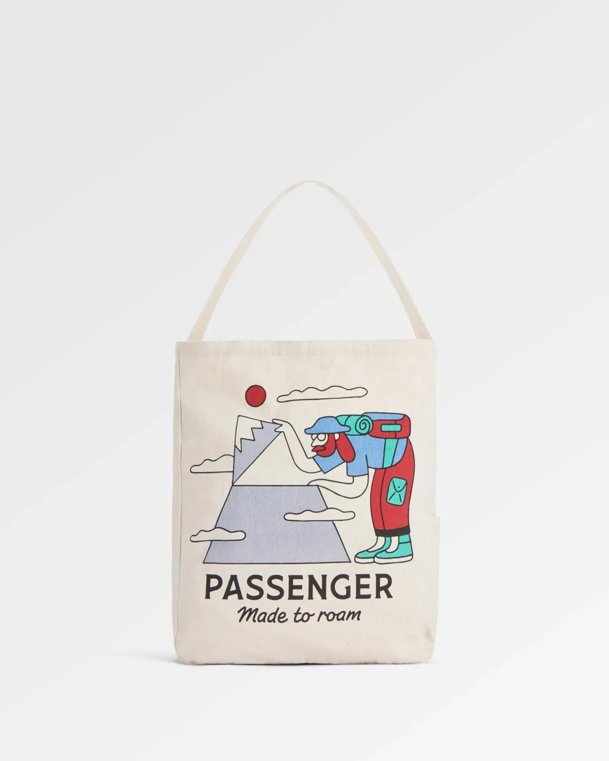 Passenger Sneaky Peak Organic Cotton Tote Bag - Multi - Passenger Fashion