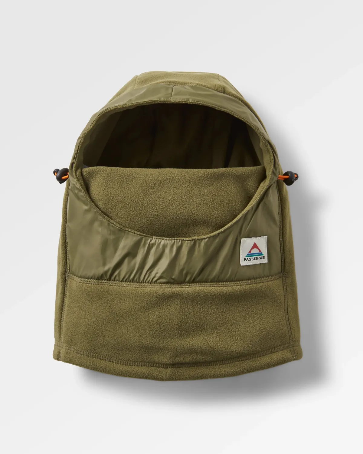 Passenger Snow Lodge Recycled Polar Fleece Hood - Khaki Green KhakiGreen Shop