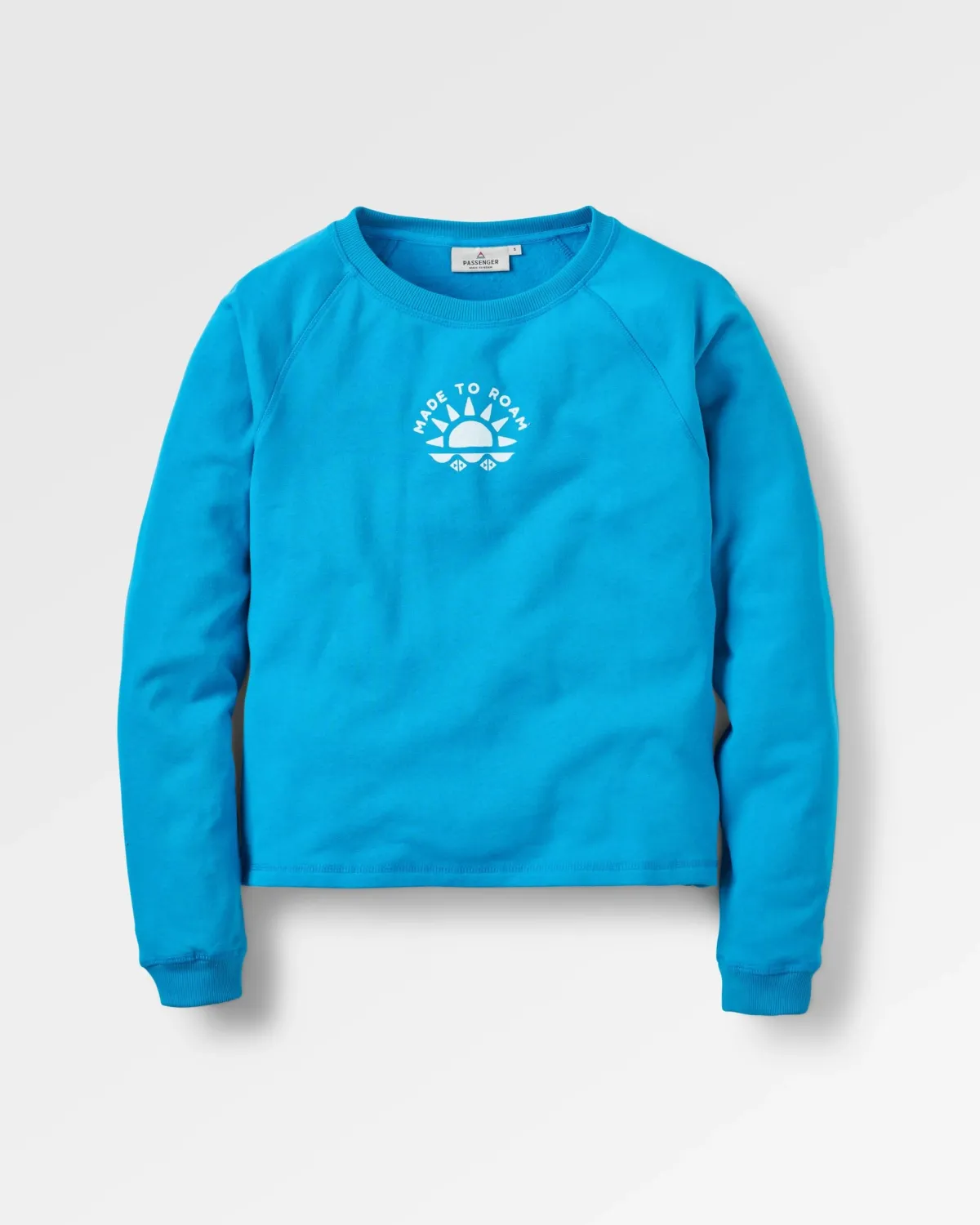 Passenger Sunburst Recycled Cotton Sweatshirt - Blue Pool BluePool Fashion