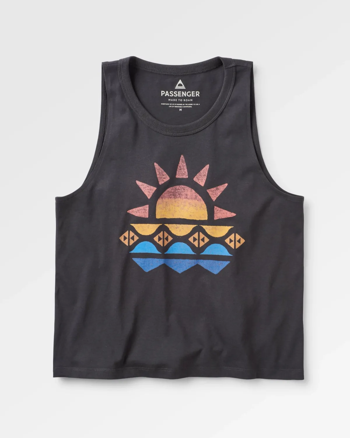 Passenger Sunray Recycled Cotton Tank Top - Black New