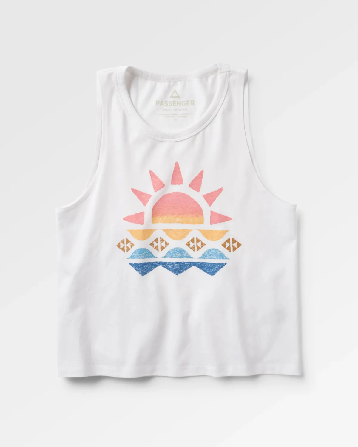 Passenger Sunray Recycled Cotton Tank Top - White Best Sale