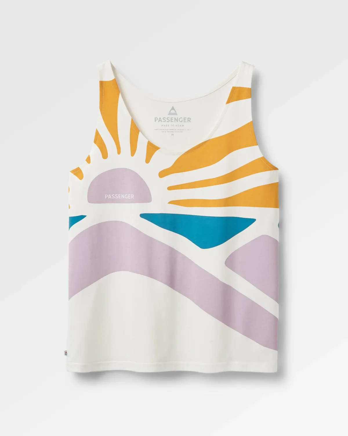 Passenger Sunsets Organic Cotton Tank Top - Marshmallow Fashion