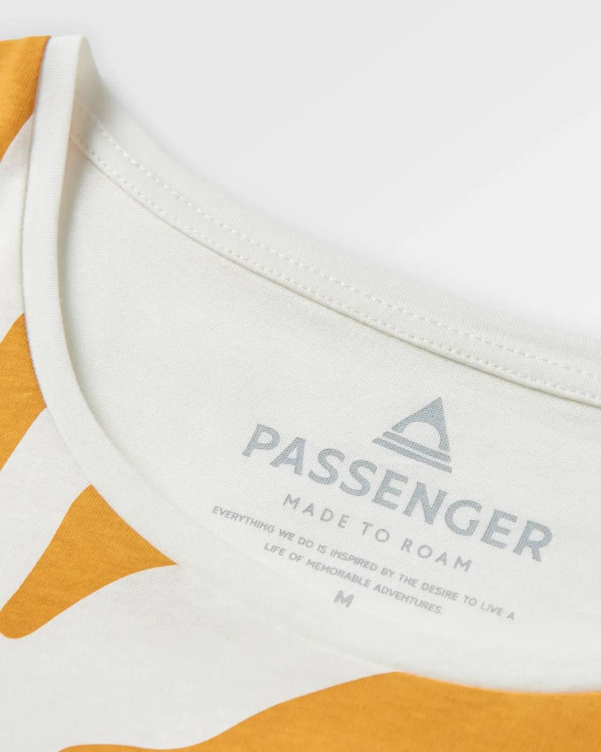 Passenger Sunsets Organic Cotton T-Shirt - Marshmallow Best