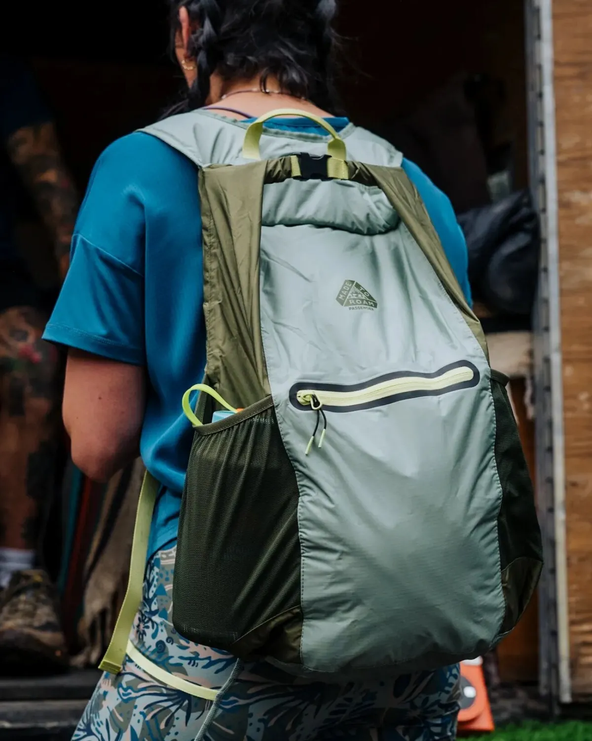 Passenger Trail Light Recycled Packable Backpack - Khaki Green KhakiGreen Hot