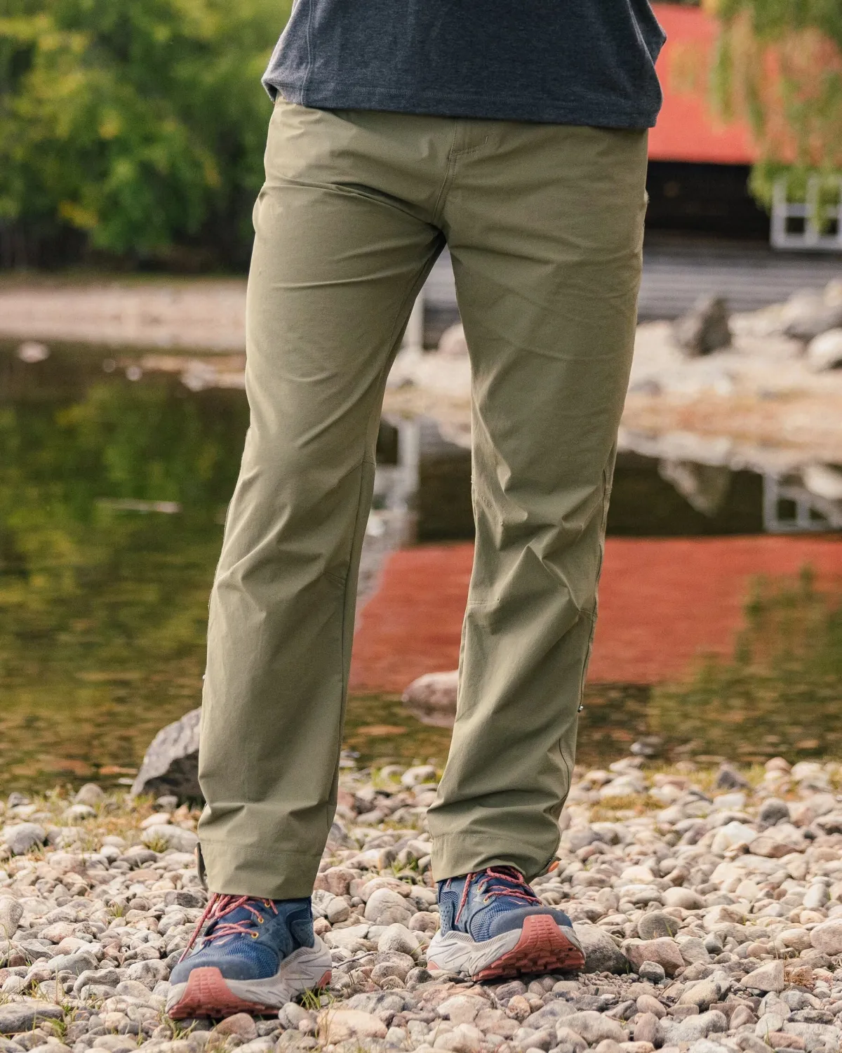 Passenger 365 Trail Pant - Khaki Green KhakiGreen Outlet