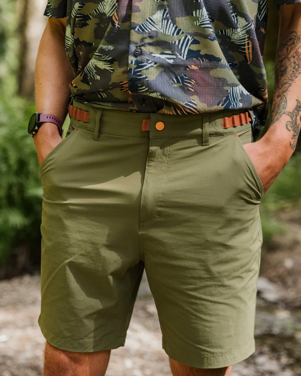 Passenger 365 Trail Short - Khaki Green KhakiGreen Clearance