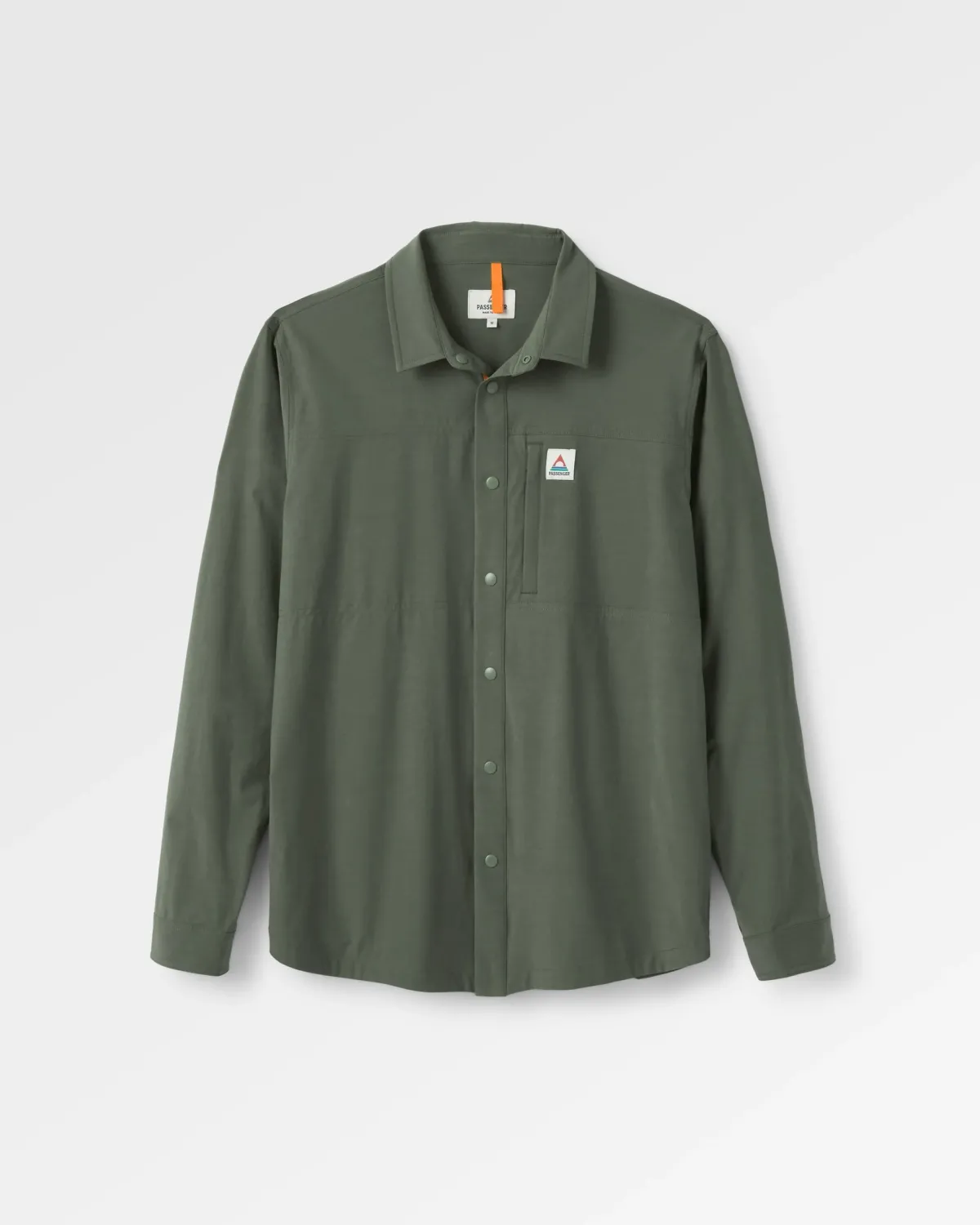 Passenger Traveler Long Sleeve Shirt - Khaki Green KhakiGreen Best