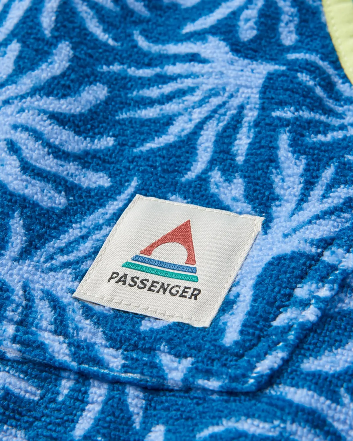 Passenger Tulum Recycled Towel Poncho - Seaweed Blue Steel SeaweedBlueSteel Hot