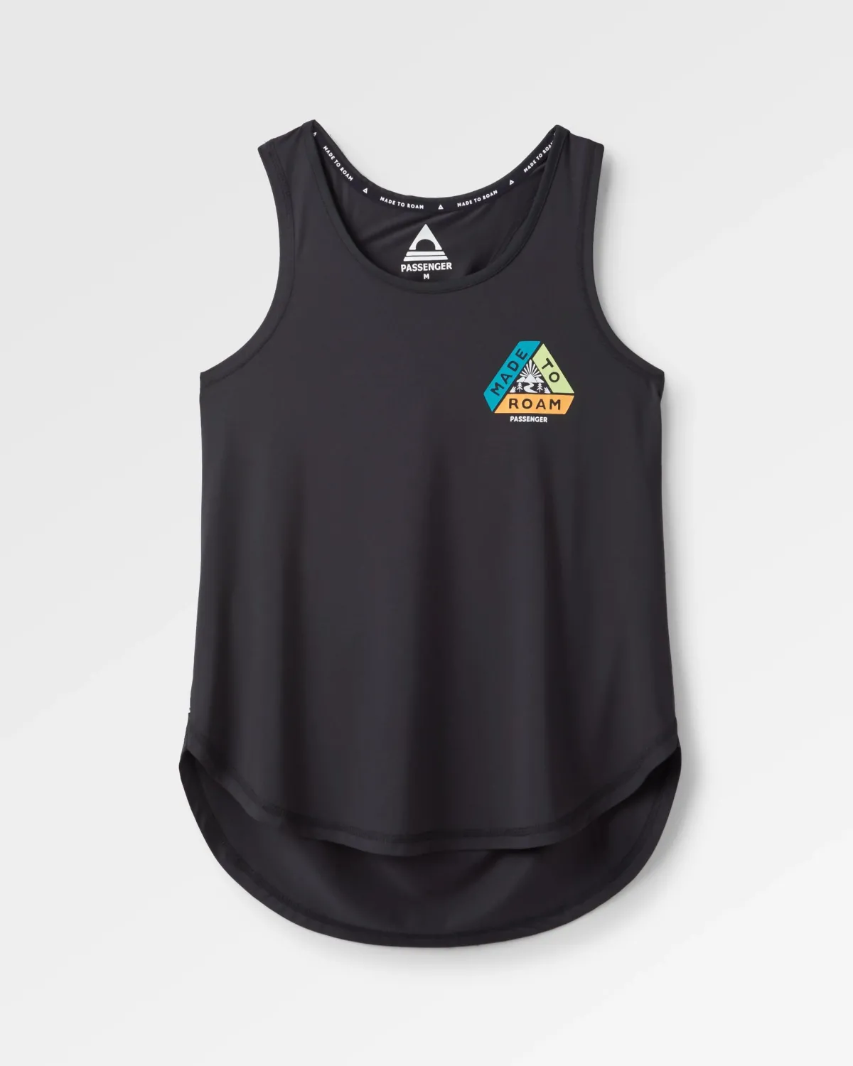 Passenger Twist Recycled Active Tank Top - Black Hot