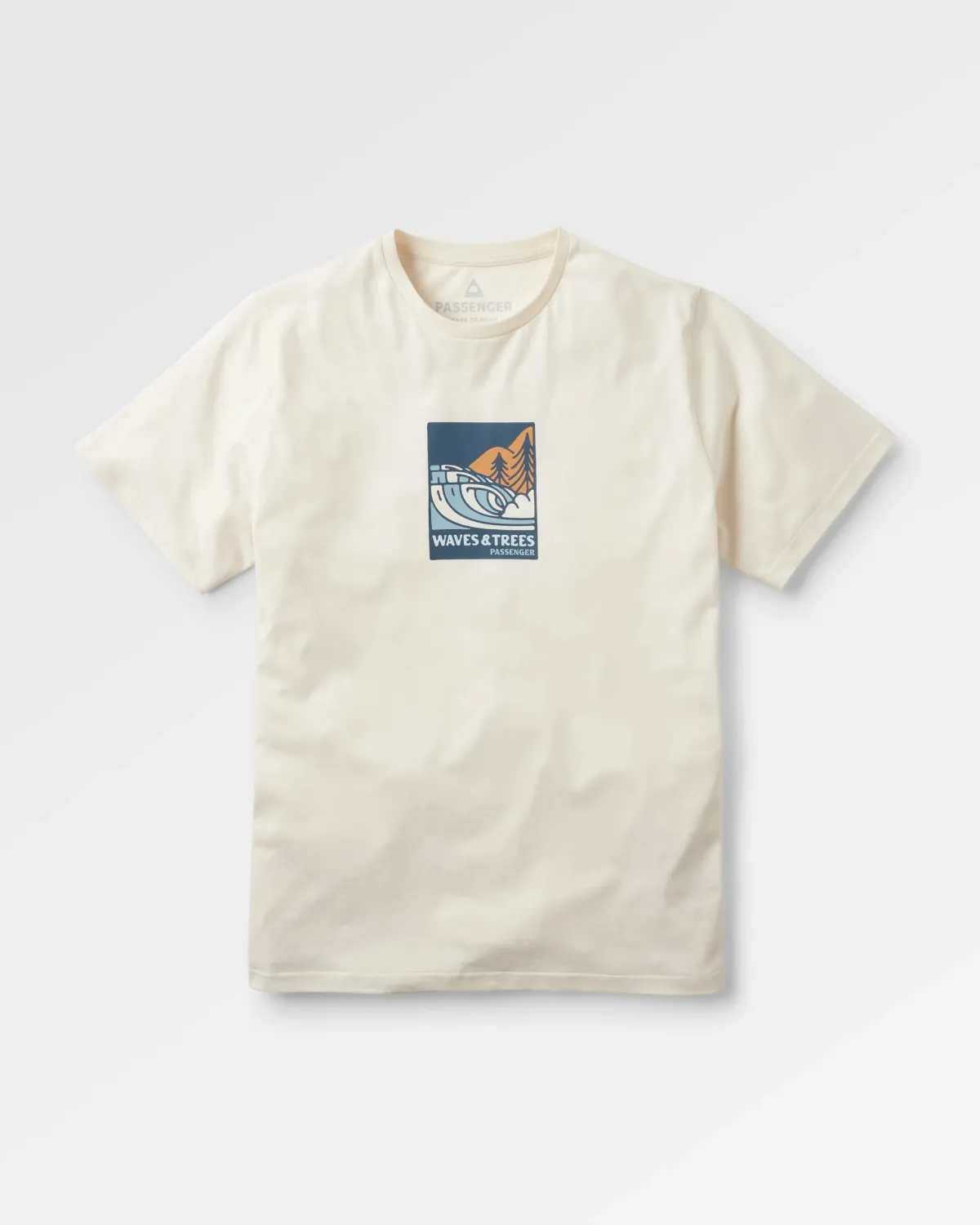 Passenger Waves u0026 Trees Organic Cotton T-Shirt - Birch Cheap