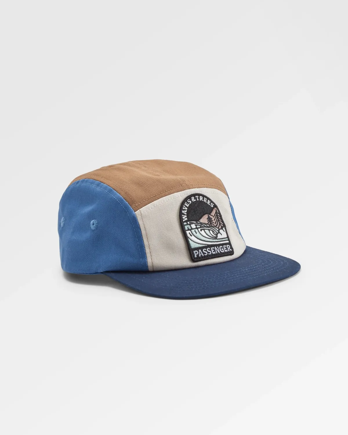 Passenger Waves u0026 Trees Recycled 5 Panel Hat - Moonlight Blue MoonlightBlue Store