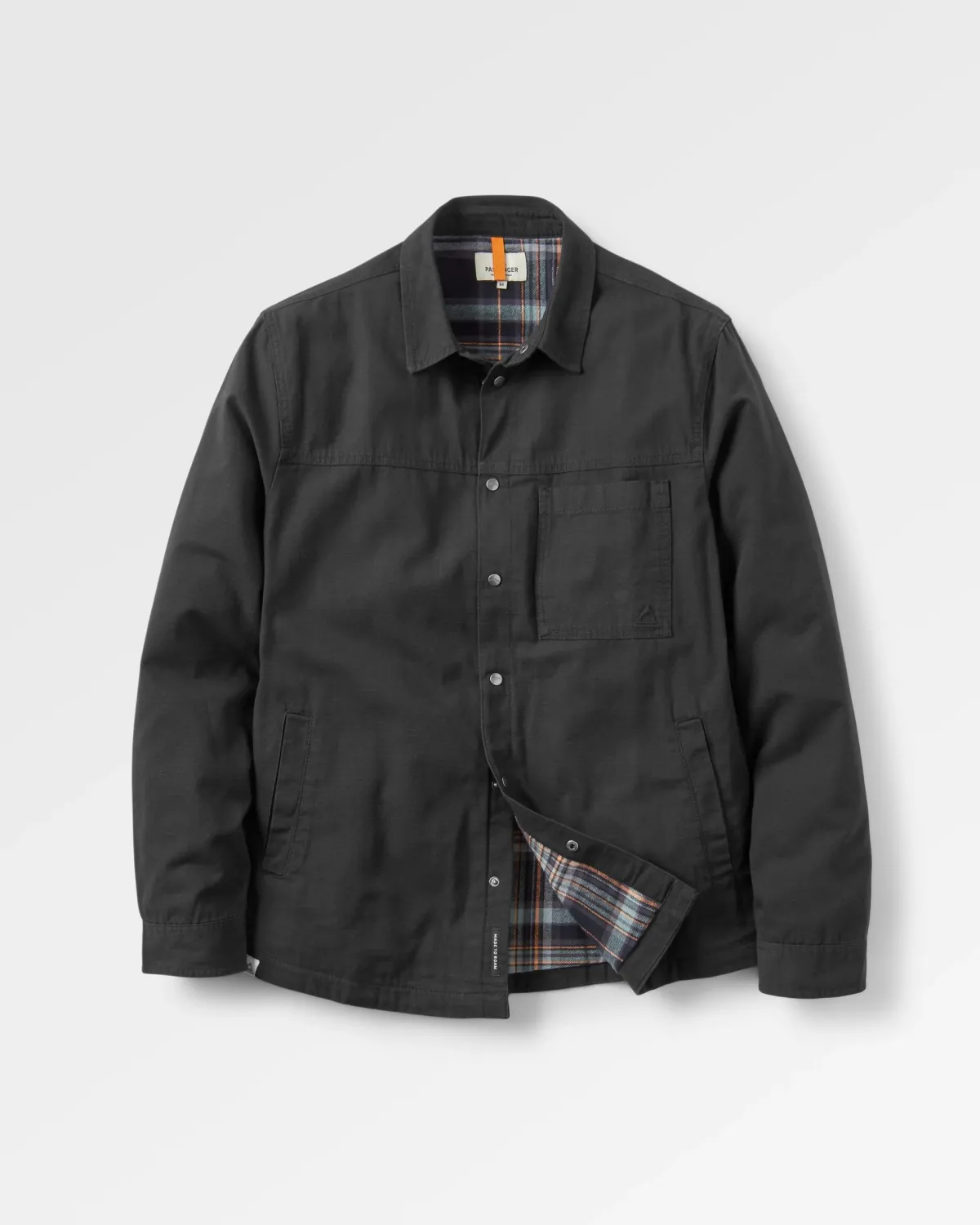 Passenger Way Flannel Lined Long Sleeve Shirt - Black Shop