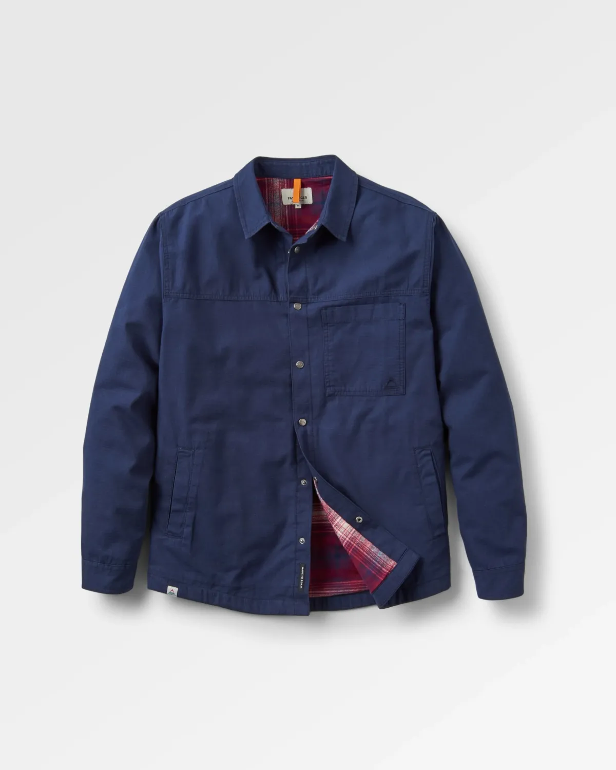 Passenger Way Flannel Lined Long Sleeve Shirt - Rich Navy RichNavy Cheap