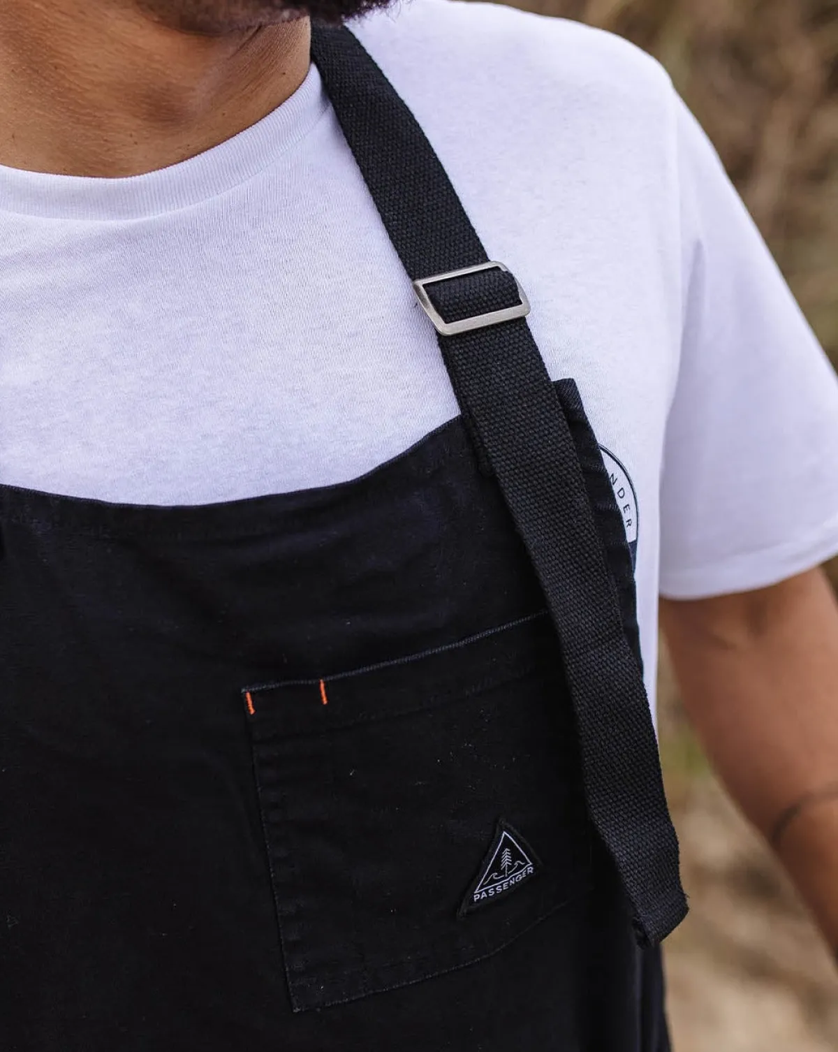 Passenger Yard Organic Cotton Denim Apron - Black Flash Sale