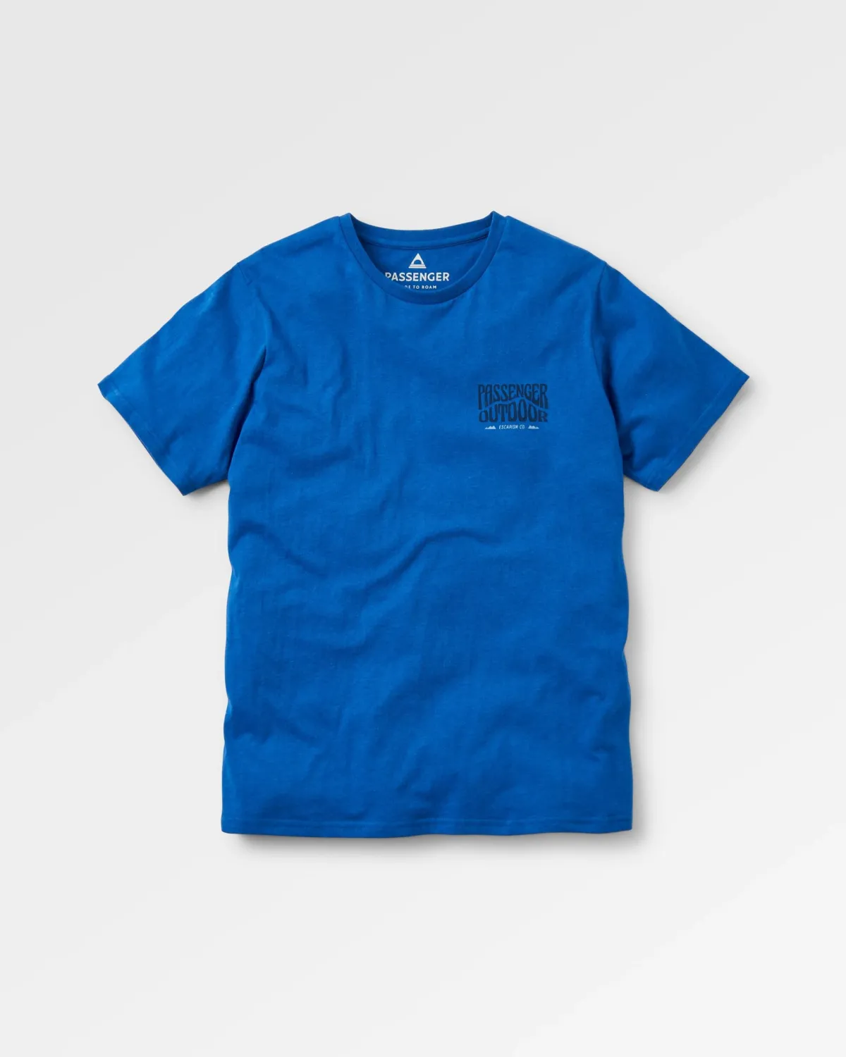 Passenger Yuca Organic Cotton T-Shirt - Azure Blue Marl AzureBlueMarl Sale