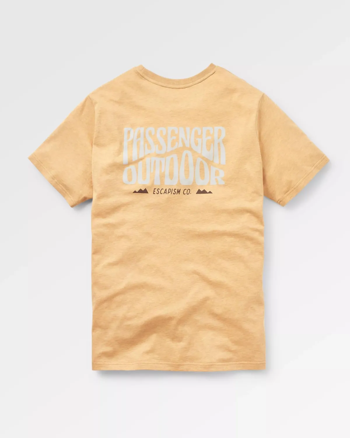 Passenger Yuca Organic Cotton T-Shirt - Dusty Ochre Marl DustyOchreMarl Store