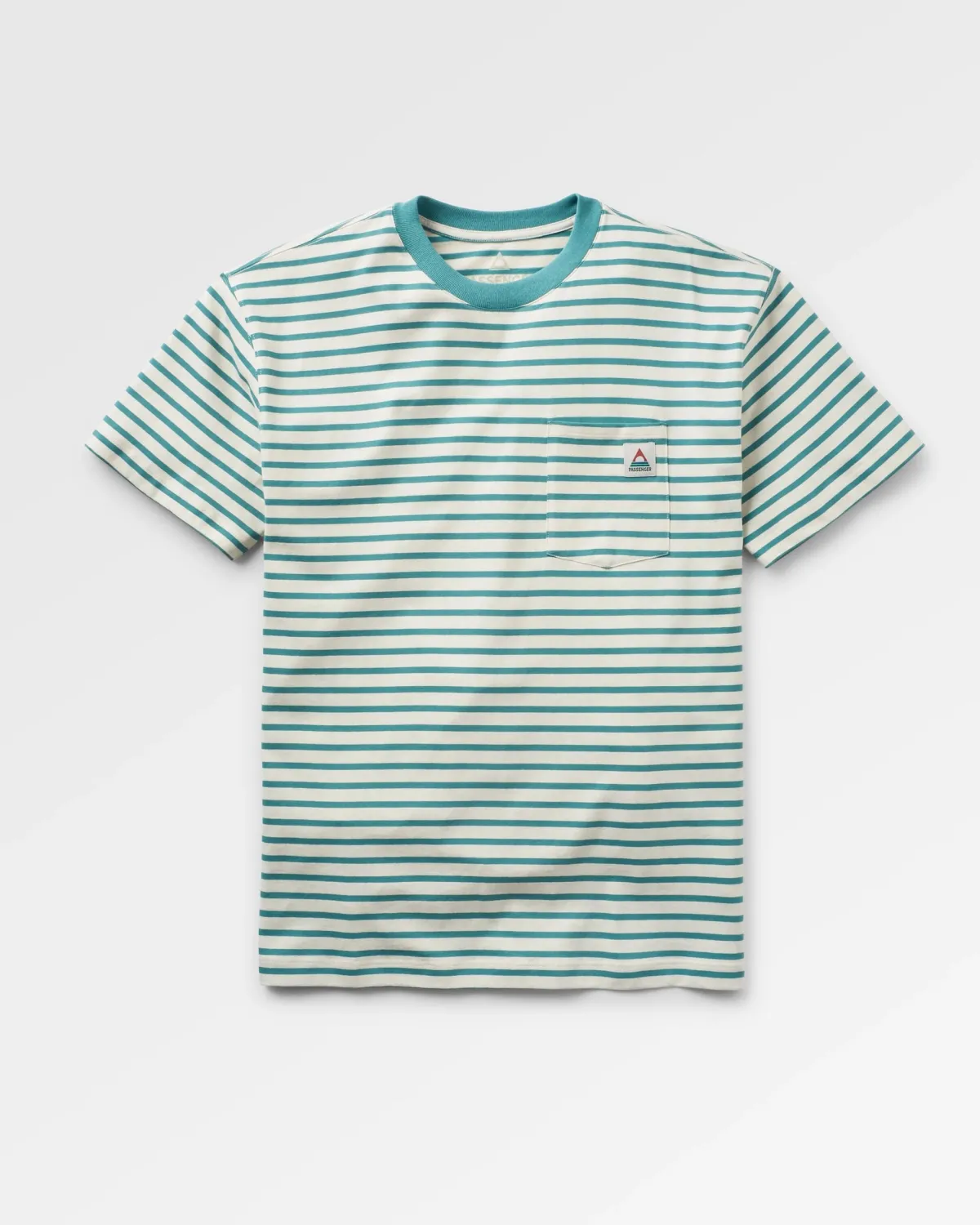 Passenger Zen Recycled Relaxed Fit T-Shirt - Deep Sea Stripe DeepSeaStripe Best Sale